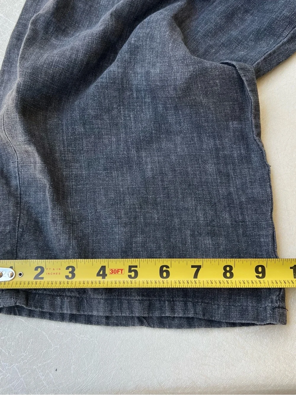 Eileen Fisher 100% Organic Linen Pant Women Size M/M